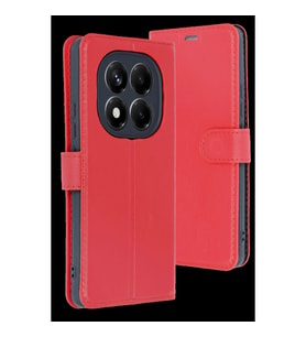 Note 15 Pro 5g Trend S Plus Kapaklı Kılıf - Kırmızı