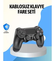 PS4 Uyumlu Kablosuz Oyun Kolu Ergonomik Çift Titreşimli