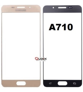 Samsung A7 2016 A710 Dokunmatik Okalı Ön Cam Lens Orjinal Kalite (Altın)