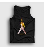 Presmono Unisex Siyah Pose Queen Freddie Mercury Atlet 34457tt