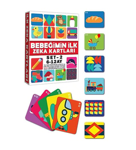 2205 Eğitici Kartlar 6-12 Ay Zeka Kartları