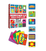 2205 Eğitici Kartlar 6-12 Ay Zeka Kartları