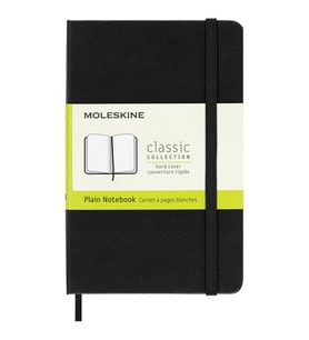 Moleskine Sert Kapak Çizgisiz Defter Cep Boy 9x14 cm 192 Sayfa Siyah