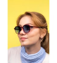 Kırmızı Unisex Güneş Gözlüğü