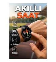 AMOLED Ekranlı Akıllı Saat – 3 Kordon, Sağlık ve Aktivite Takibi, IP67
