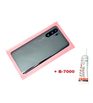 Tkgz Huawei Uyumlu P30 PRO Arka Kapak Batarya Pil Kapağı (LENSLİ CAM) (B-7000) SİYAH