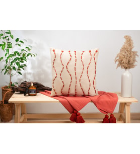 Dfn Home Wave Kahverengi Kırlent