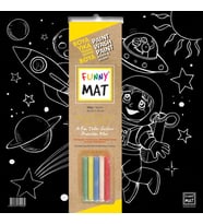 Funny Mat Black Uzay (Tebeşirli)