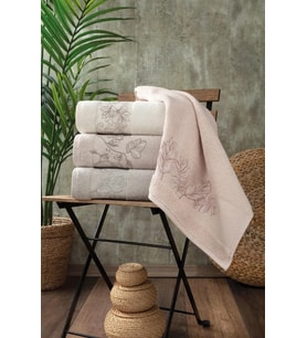 Rana 4lü El-Yüz Havlusu 50x90 cm (Çok Renkli)