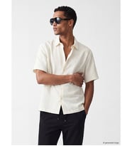 LCW Vision Beyaz Regular Fit Armürlü Erkek Gömlek