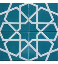 Armada çini 20x20 cm SP 100 Mavi Beyaz Desenli Kütahya çinisi