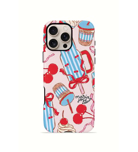 iPhone 16 Pro Vorian Çift Katmanlı MagSafe Kılıf Dolce Cherry Picnic