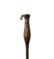 El yapımı copperplate obliq kalem sapı, gölge yazı, kahverengi desenli, ardıç ağacı-s1