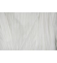 MAKARNA 150 MODEL ALTIN SİMLİ KIRIK BEYAZ RENK HAZIR DİKİLMİŞ PİLELİ TÜL PERDE 300*260 (Ekru)