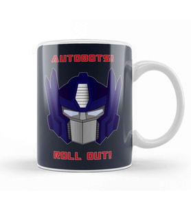 Autobots Roll Out Optimus Prime Transformers Quote Kupa Bardak Porselen