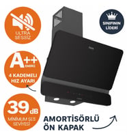 Ferre ve AFM Tech MARKALI VUA Sessiz Turbo Dijital  Siyah Ankastre Set (D080-SA +FM7700 +FM-BD2200)