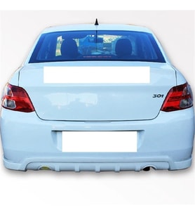 Peugeot 301 Uyumlu Arka Tampon Altı Fiber 2013 Ve Sonrası