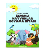 Sevimli Hayvanlar Boyama Kitabı