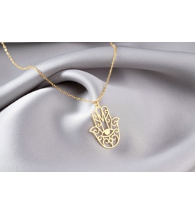 Hamsa Kolye, Hams Charm Kolye, Kadınlara 50. Doğum Günü Hediyesi