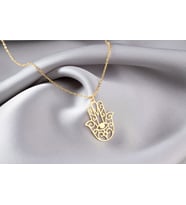 Hamsa Kolye, Hams Charm Kolye, Kadınlara 50. Doğum Günü Hediyesi