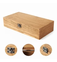 150x200x70 mm Kayın Hediyelik Klipsli Ahşap Kutu - Dekoratif Ahşap Kutu