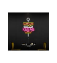 KEBAB Yazılı ve Şekilli Neon Tabela
