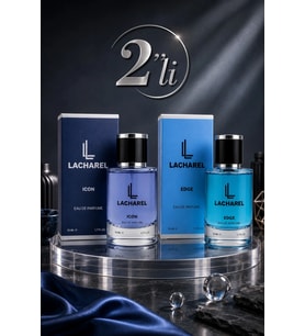 LACHAREL Icon ve Edge 2'li Erkek Parfüm Seti Eau De Parfum 2x50 ML