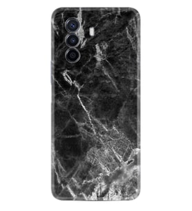 Huawei Nova Y70 Y90 Nova 9 SE  Kılıf Desemli Silikon Kara Mermer 1375