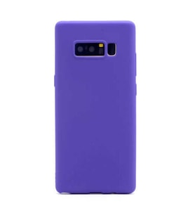 Samsung Galaxy Note 8 Uyumlu Kılıf Zore Premier Silikon Kapak (Mor)