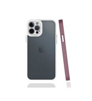 Apple iPhone 12 Pro Uyumlu Kılıf Zore Mima Kapak (Mürdüm)