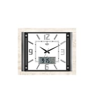 T-711-a Premium Termometreli Ve Takvimli Duvar Saati Silver Fma117081
