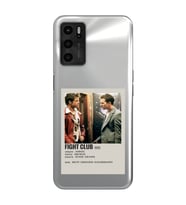 Oppo A16 Uyumlu Fight Club Minimalist Poster Desenli Şeffaf Telefon Kılıfı
