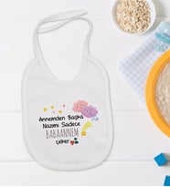 BK Kids Babaannem Tasarımlı Bebek Mama Önlüğü - Model 1