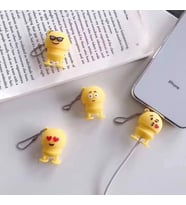 Emoji Tasarımlı Şarj Kablosu Koruyucu