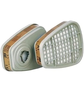 3M 6051 A1 Organik Gaz Buhar Filtresi (1 Takım)