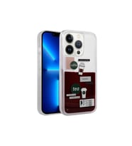 Apple iPhone 14 Pro Max Uyumlu Kılıf Desenli Sıvılı Zore Drink Silikon Kapak (Model 2)