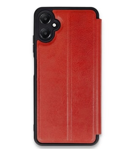 Newface Samsung Galaxy A05 Kılıf Flip Cover - Kırmızı