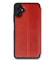 Newface Samsung Galaxy A05 Kılıf Flip Cover - Kırmızı