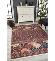 Dijital Kaymaz Yıkanabilir Geometrik Salon Halısı Mutfak Halısı Koridor Halısı Yolluk HLN1642