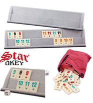 Star Lüx Plastik Okey Flash Okey 1. Kalite Plastik Okey Istaka 43 Cm Ev - Piknik Plastik Okey Takımı