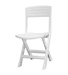 Omnisoft MT GF163 Katlanır Plastik Sandalye Beyaz
