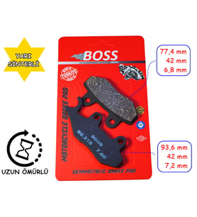 Rks Srk125 Voge Sr3 Arka Fren Disk Balatası Boss Bs215