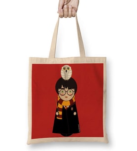 Harry Potter Kokeshi Harry Bez Çanta Uzun Saplı