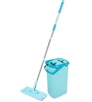 Omnipazar FLR-F0394 Sihirli Slim Tablet Mop Temizlik Kovası Turkuaz