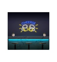 CHEERS! Yazılı ve Şekilli Neon Tabela