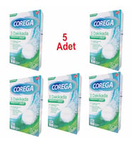 Corega Bio Diş Temizleme 30 Tablet 5 Adet
