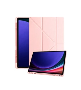 Samsung Galaxy X930 Tab S11 Ultra 14.6 Kalemlikli Mars Tablet Kılıfı - Rose Gold