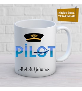 pilot özel tasarım kupa bardak