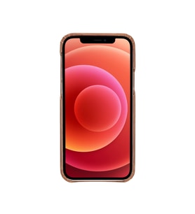Apple iPhone 12 Pro Uyumlu Deri Arka Kapak F360 G2 Antik Kahve