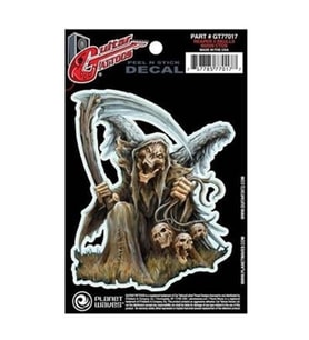 Planet Waves GT77017 Gitar Tattoo Reaper 3 Sticker Kolay Uygulanır - İz Bırakmaz - Şık Tasarım